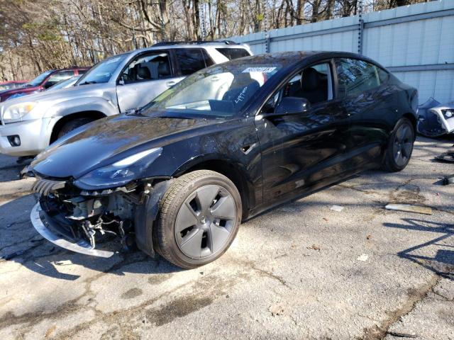 TESLA MODEL 3 2022 with VIN 5YJ3E1EB4NF287009 - Photo from auction