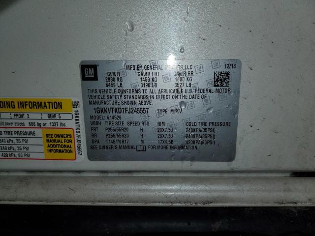 Photo 14 from auction – 2015 GMC ACADIA DEN with VIN 1GKKVTKD7FJ245557