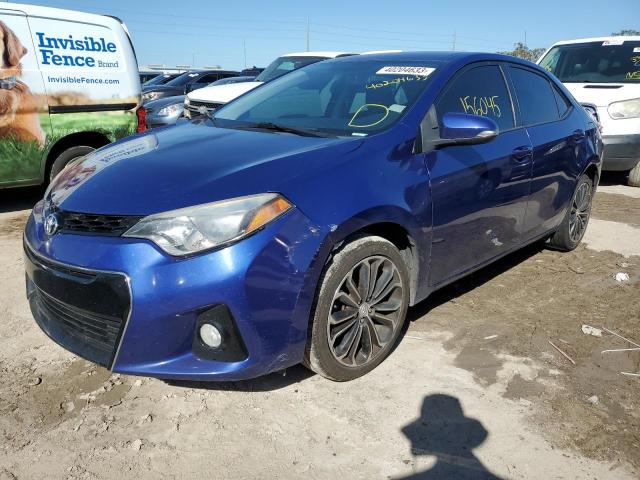 TOYOTA COROLLA L 2015 with VIN 2T1BURHE0FC453714 - Photo from auction