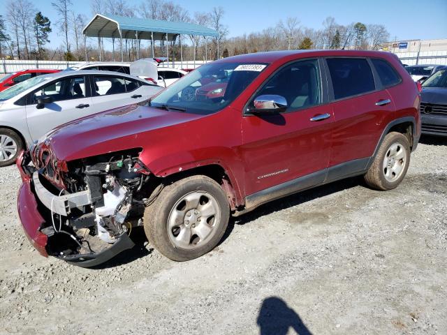 JEEP CHEROKEE S 2014 with VIN 1C4PJLAB6EW143794 - Photo from auction