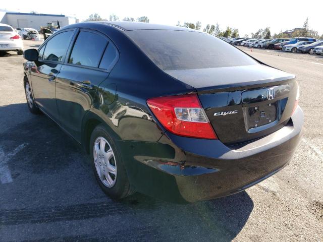 Photo 2 from auction – 2012 HONDA CIVIC LX with VIN 19XFB2F51CE078138