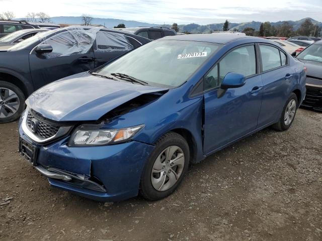 HONDA CIVIC LX 2013 with VIN 2HGFB2F52DH508539 - Photo from auction