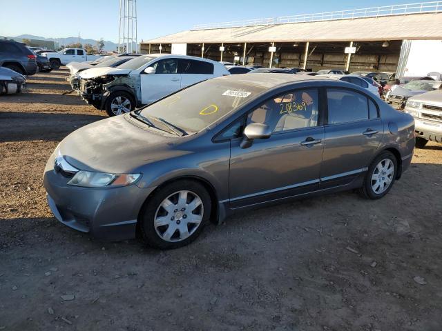 HONDA CIVIC LX 2009 with VIN 19XFA16529E043744 - Photo from auction