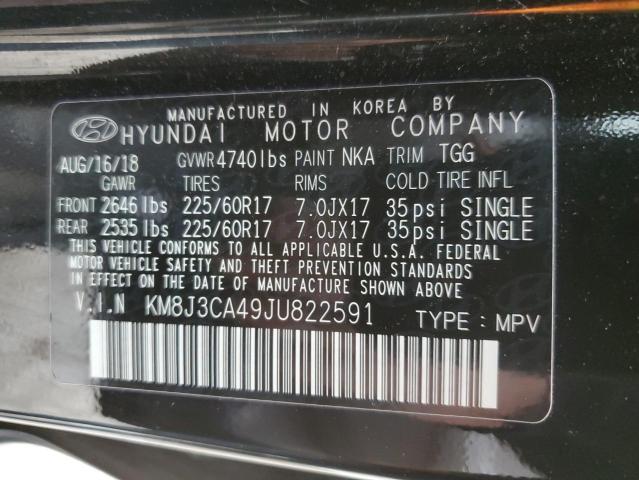 Photo 14 from auction – 2018 HYUNDAI TUCSON SEL with VIN KM8J3CA49JU822591