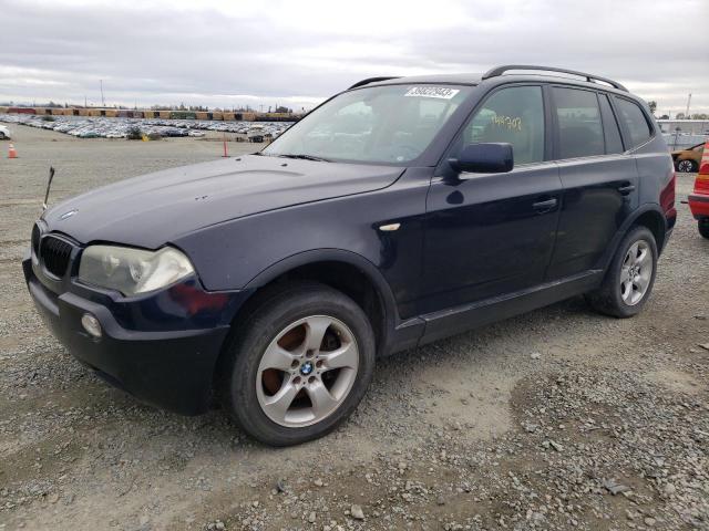 BMW X3 2008 with VIN WBXPC934X8WJ11403 - Photo from auction