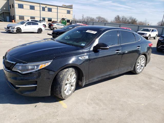 KIA OPTIMA EX 2018 with VIN 5XXGU4L3XJG203770 - Photo from auction