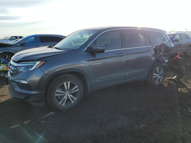 HONDA PILOT EXL 2018 with VIN 5FNYF6H56JB028683 - Photo from auction