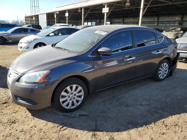 NISSAN SENTRA S 2014 with VIN 1N4AB7AP3EN855519 - Photo from auction