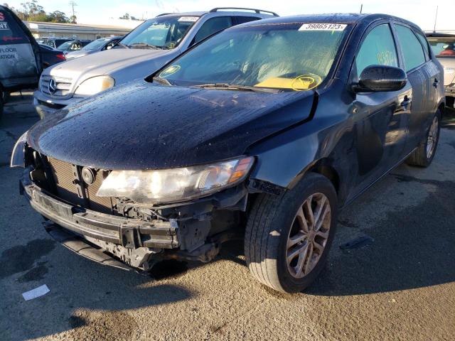 KIA FORTE EX 2012 with VIN KNAFU5A27C5560100 - Photo from auction