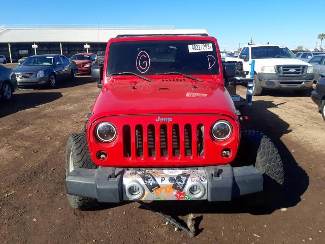 Photo 5 from auction – 2014 JEEP WRANGLER U with VIN 1C4BJWEG5EL198692