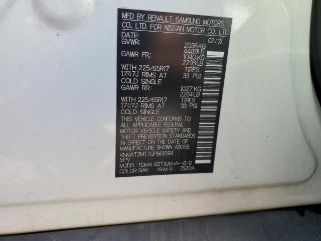Photo 14 from auction – 2016 NISSAN ROGUE with VIN KNMAT2MT7GP661599