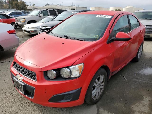 CHEVROLET SONIC LT 2014 with VIN 1G1JC5SHXE4107433 - Photo from auction