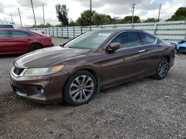 HONDA ACCORD EXL 2013 with VIN 1HGCT2B87DA005376 - Photo from auction
