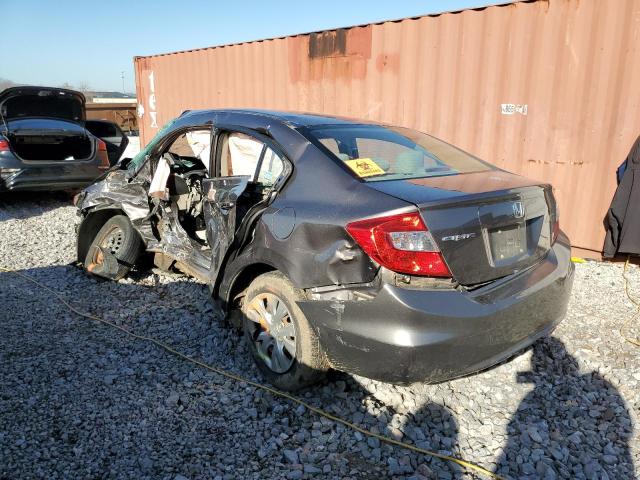 Photo 2 from auction – 2012 HONDA CIVIC LX with VIN 19XFB2F50CE062268