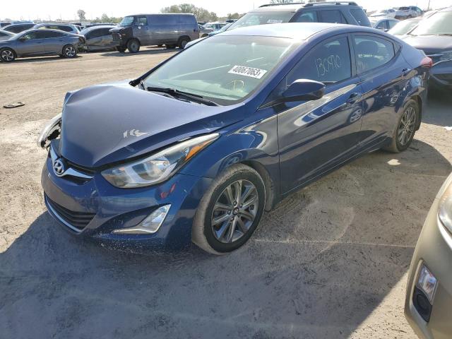 HYUNDAI ELANTRA SE 2016 with VIN 5NPDH4AE3GH655116 - Photo from auction