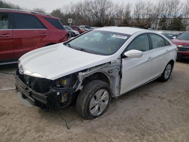 HYUNDAI SONATA HYB 2013 with VIN KMHEC4A46DA095732 - Photo from auction
