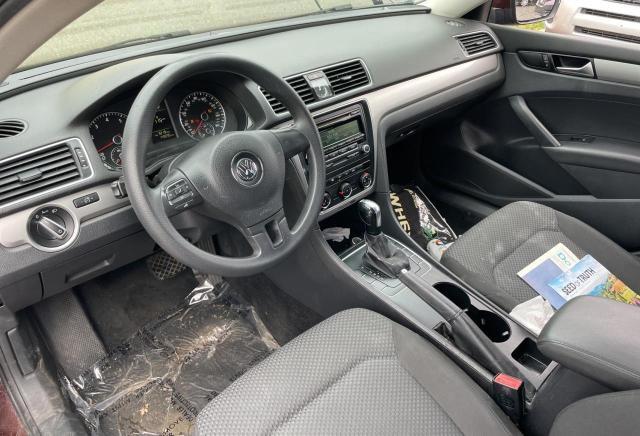 Photo 9 from auction – 2013 VOLKSWAGEN PASSAT S with VIN 1VWAP7A38DC061891