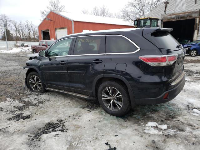 Photo 2 from auction – 2016 TOYOTA HIGHLANDER with VIN 5TDJKRFH6GS503832