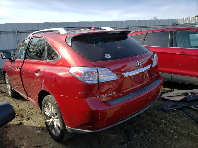 Photo 2 from auction – 2010 LEXUS RX 450 with VIN JTJBC1BA4A2019701