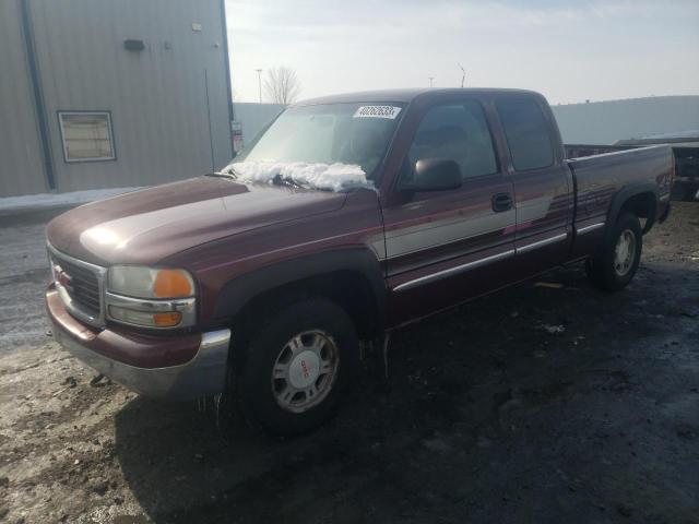 GMC NEW SIERRA 2001 with VIN 2GTEK19T111260836 - Photo from auction