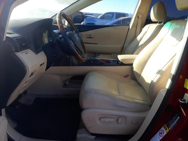 Photo 7 from auction – 2010 LEXUS RX 450 with VIN JTJZB1BA9A2402714