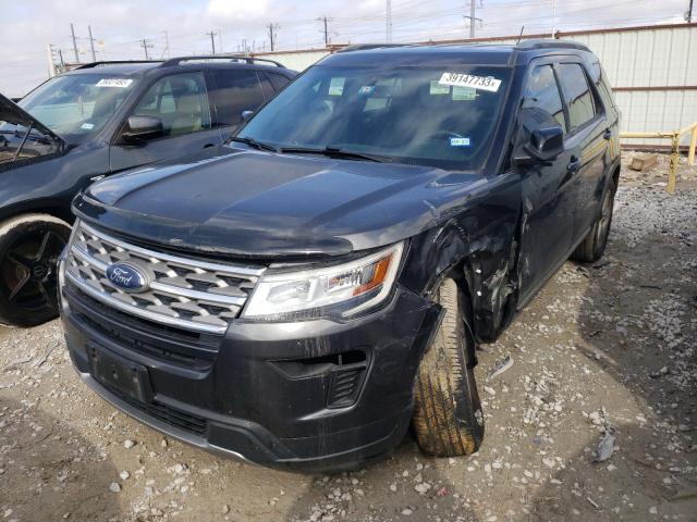FORD EXPLORER X 2018 with VIN 1FM5K7D85JGA13422 - Photo from auction