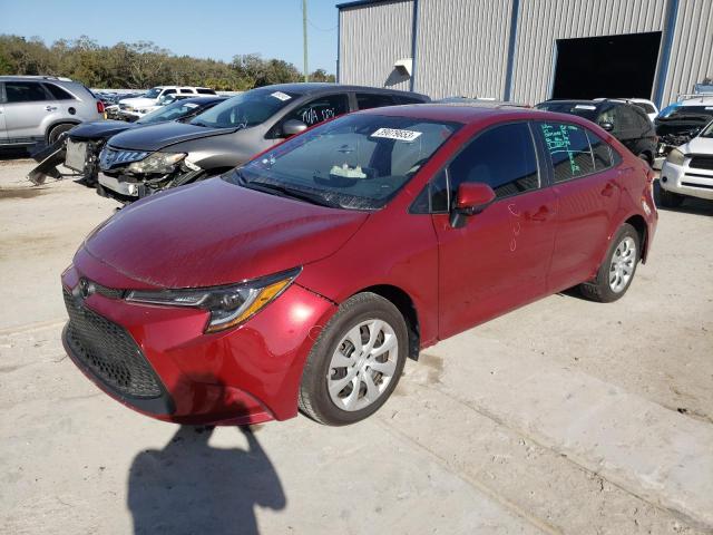 TOYOTA COROLLA LE 2022 with VIN 5YFEPMAE5NP295421 - Photo from auction