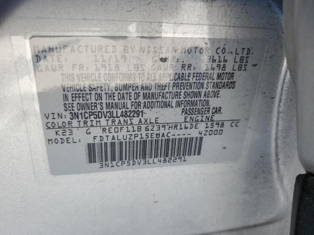 Photo 14 from auction – 2020 NISSAN KICKS SR with VIN 3N1CP5DV3LL482291