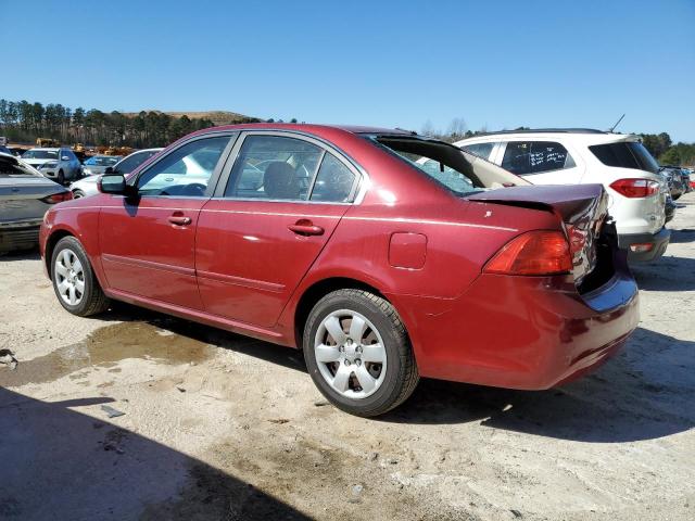 Photo 2 from auction – 2009 KIA OPTIMA LX with VIN KNAGE228095354659