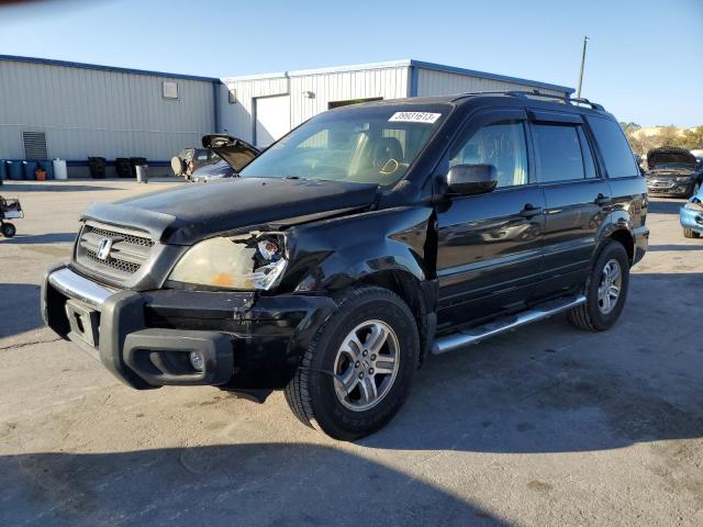 HONDA PILOT EXL 2005 with VIN 5FNYF185X5B013340 - Photo from auction