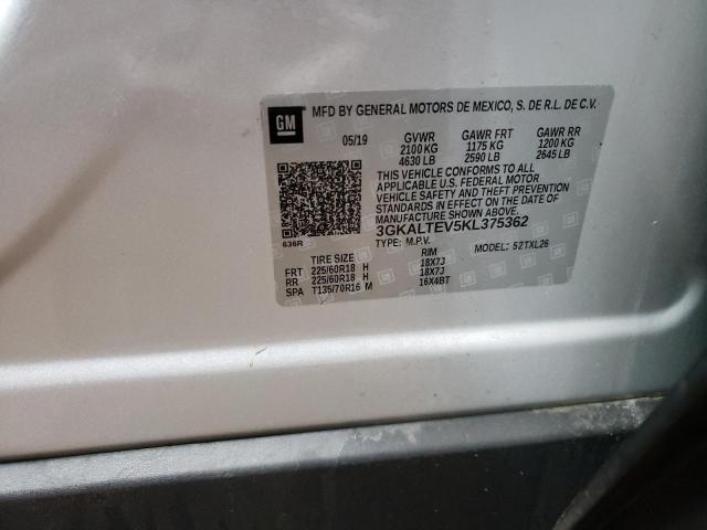 Photo 14 from auction – 2019 GMC TERRAIN SL with VIN 3GKALTEV5KL375362