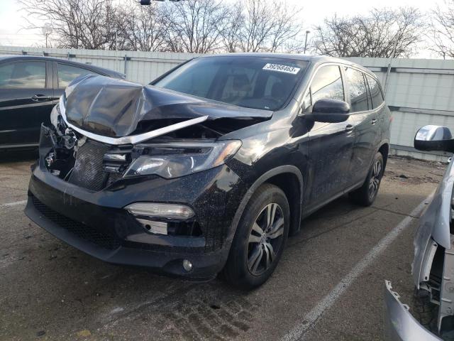 HONDA PILOT EXLN 2018 with VIN 5FNYF6H71JB056974 - Photo from auction