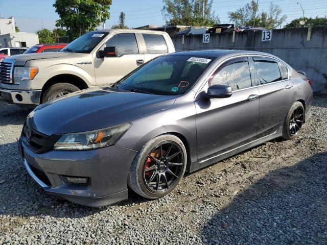 HONDA ACCORD EXL 2015 with VIN 1HGCR3F81FA008260 - Photo from auction