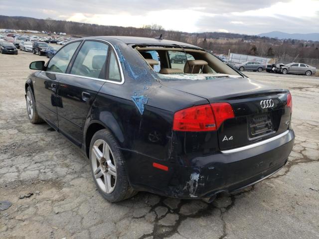 Photo 2 from auction – 2008 AUDI A4 2.0T QU with VIN WAUDF78E28A051267