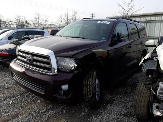 TOYOTA SEQUOIA SR 2014 with VIN 5TDBY5G11ES095797 - Photo from auction