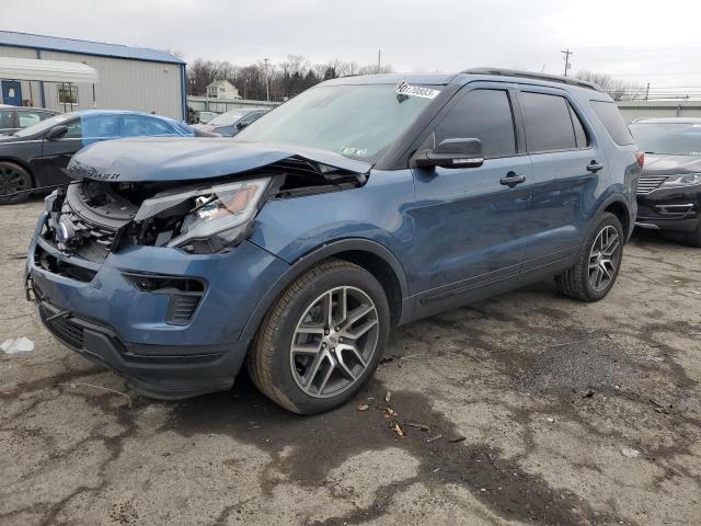 FORD EXPLORER S 2018 with VIN 1FM5K8GT9JGB38249 - Photo from auction