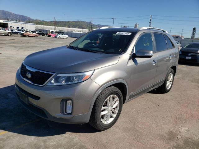 KIA SORENTO 2014 with VIN 5XYKTCA69EG530988 - Photo from auction
