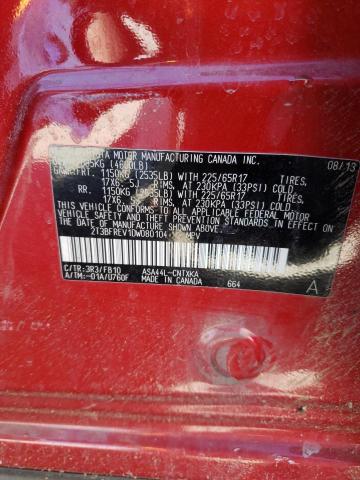 Photo 14 from auction – 2013 TOYOTA RAV4 LE with VIN 2T3BFREV1DW080104