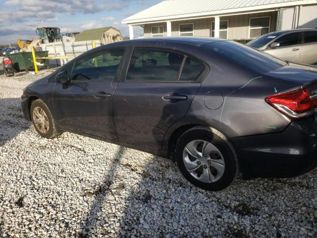Photo 2 from auction – 2014 HONDA CIVIC LX with VIN 19XFB2F55EE061510