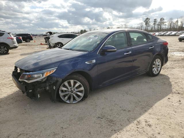 KIA OPTIMA EX 2018 with VIN 5XXGU4L33JG217204 - Photo from auction