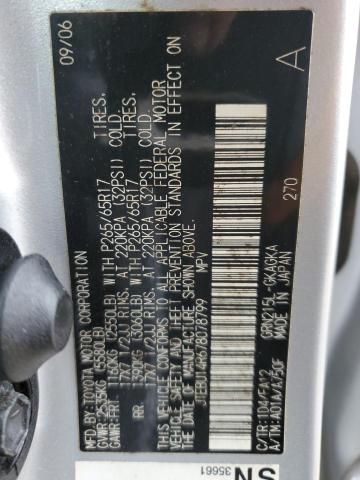 Photo 14 from auction – 2007 TOYOTA 4RUNNER SR with VIN JTEBU14R678078799