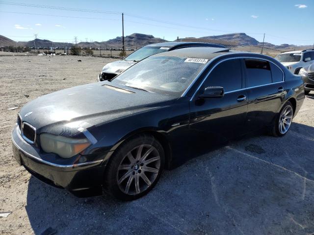 BMW 745 LI 2005 with VIN WBAGN63505DS60874 - Photo from auction