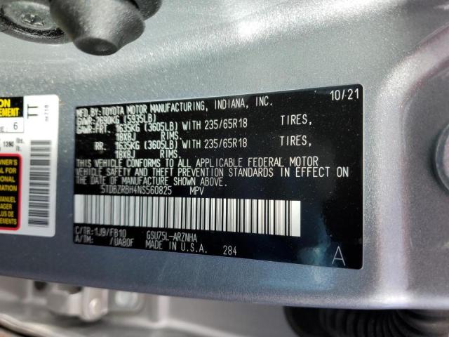 Photo 14 from auction – 2022 TOYOTA HIGHLANDER with VIN 5TDBZRBH4NS560825