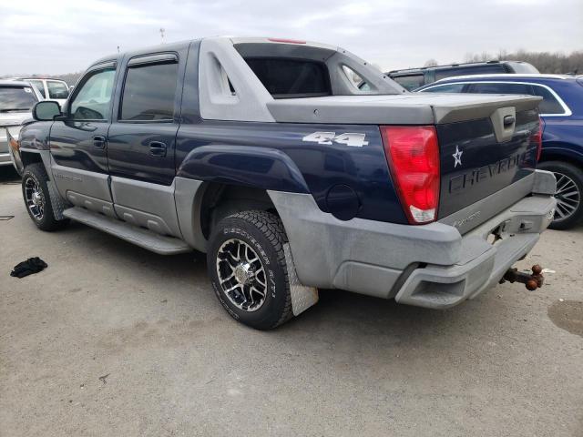 Photo 2 from auction – 2002 CHEVROLET AVALANCHE with VIN 3GNGK23G52G221838