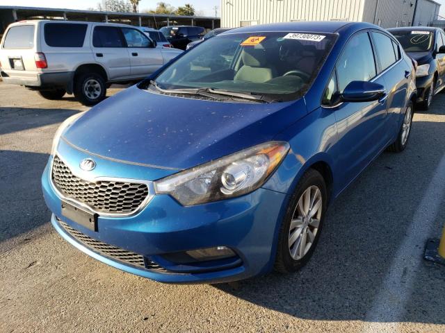 KIA FORTE EX 2014 with VIN KNAFX4A8XE5116444 - Photo from auction