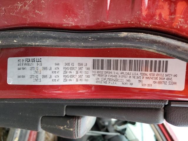 Photo 14 from auction – 2017 JEEP CHEROKEE T with VIN 1C4PJMBS0HW501111