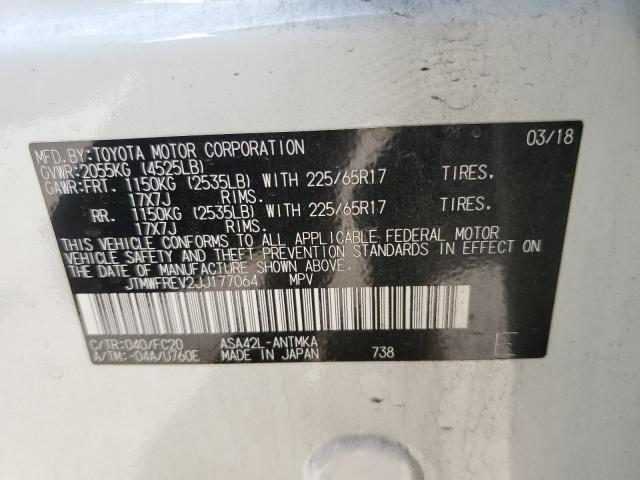 Photo 14 from auction – 2018 TOYOTA RAV4 with VIN JTMWFREV2JJ177064