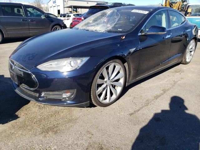 TESLA MODEL S 2013 with VIN 5YJSA1DPXDFP21971 - Photo from auction