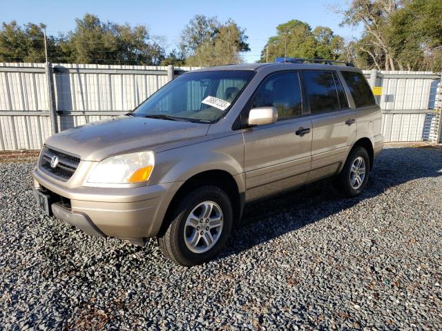 HONDA PILOT EXL 2005 with VIN 2HKYF18705H568199 - Photo from auction