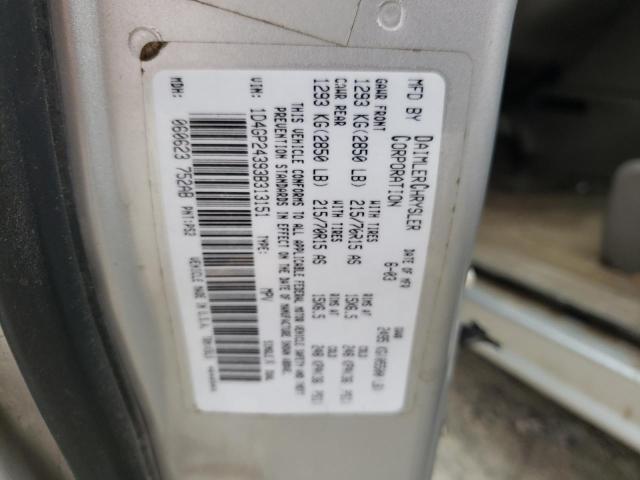 Photo 14 from auction – 2003 DODGE CARAVAN with VIN 1D4GP24393B313151
